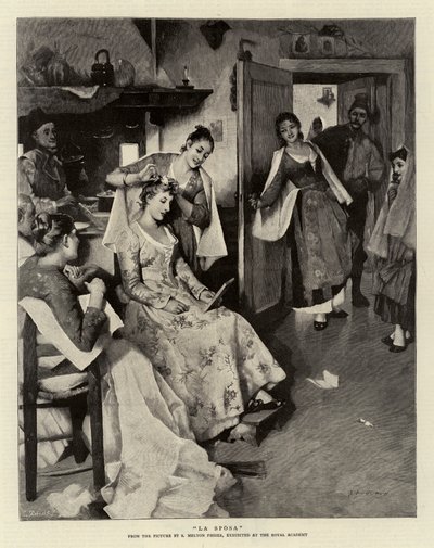 De Bruid door Samuel Melton Fisher